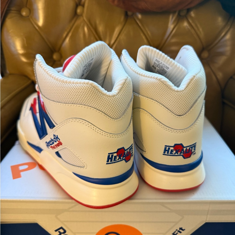 Reebok Pump Omni Zone II – Size 11 – Chalk/Vector Blue/Vector Red – BNIB - Picture 4 of 9
